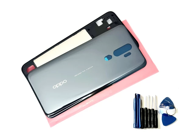 Tkgz Oppo A5 2020 ORJ Kasa Arka Pil Batarya  + TAMİR SETİ - SİYAH