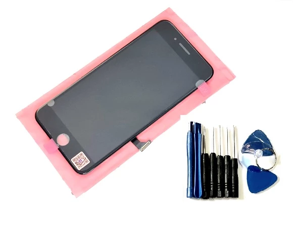 Tkgz İPhone 7 PLUS Lcd Ekran dokunmatik (LW Marka Tamir SETİ) SİYAH