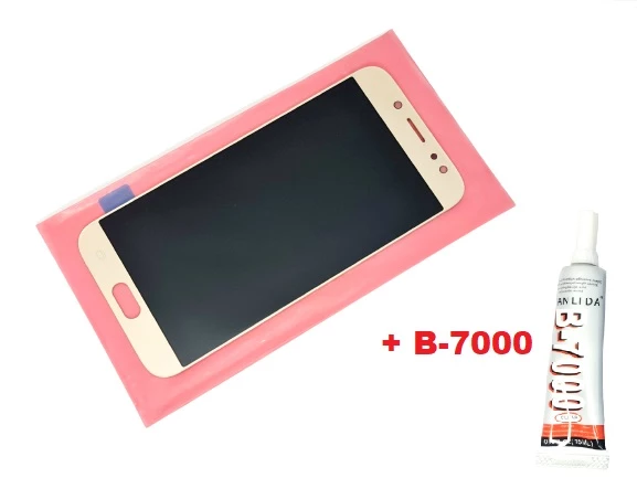 Tkgz Samsung Galaxy J7 Pro 2017 J730 Lcd Ekran Dokunmatik GOLD (B-7000)