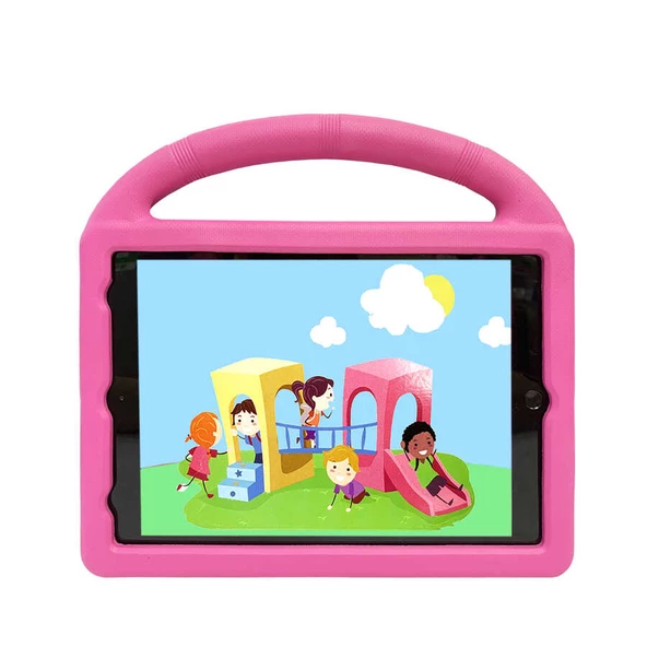 Apple iPad 10.2 (8.Nesil) Zore Wheel Car Tekerlek Standlı Tablet Eva Silikon Kılıf - 6