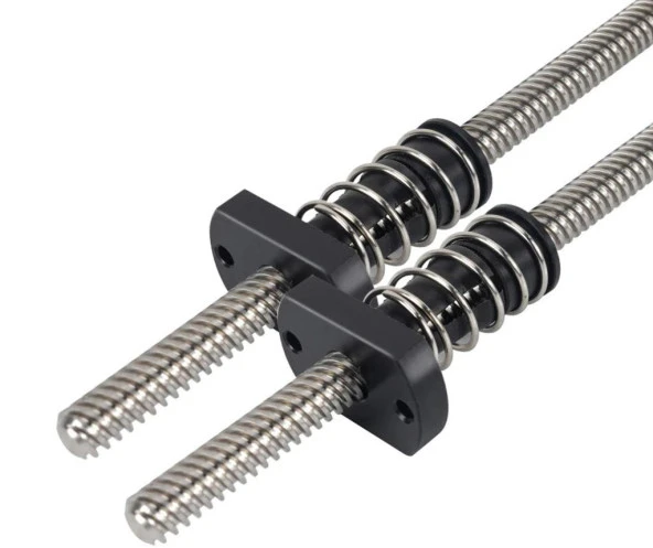 T8 Boşluksuz Yaylı Pom Somunu(2Hatve) - Resim 2