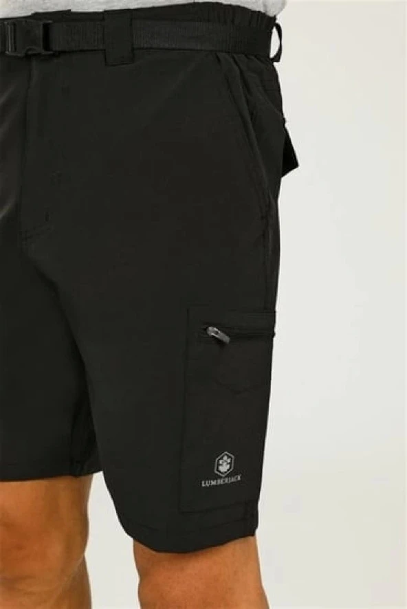 Lumberjack Alex Cargo Short 3fx Siyah Erkek Şort 20SN521 101364236