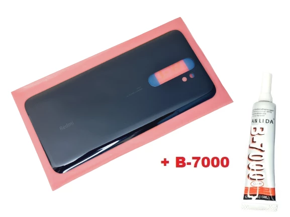 Tkgz Xiaomi Redmi NOTE 8 PRO Arka Pil Batarya Kapağı (CAM+B-7000) SİYAH