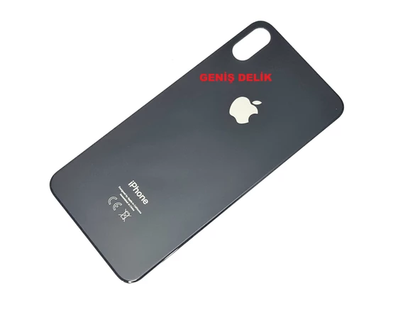 Tkgz İPhone XS MAX Arka Pil Batarya Kapağı (CAM+B-7000) SİYAH - Resim 2