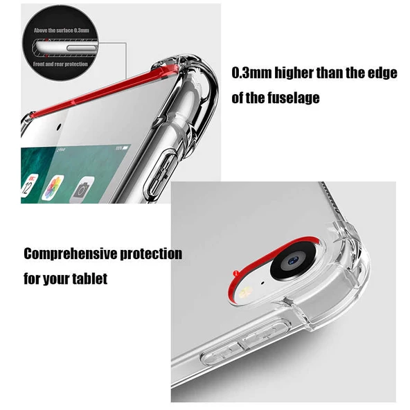 Apple iPad Pro 12.9 2021 (5.Nesil) Kılıf Zore Tablet Nitro Anti Shock Silikon Kapak - 12