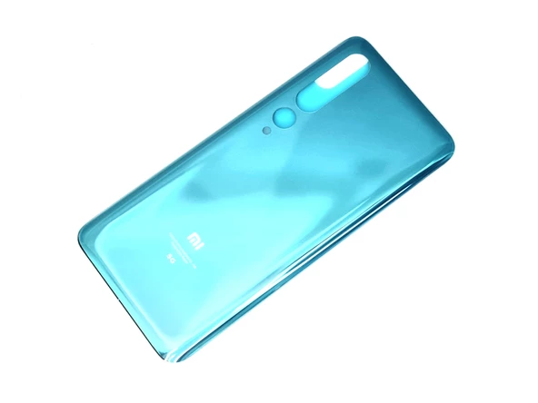 Tkgz Xiaomi Mİ 10 Arka Kapak Batarya Pil Kapağı 5G (CAM+B-7000) MAVİ - 2