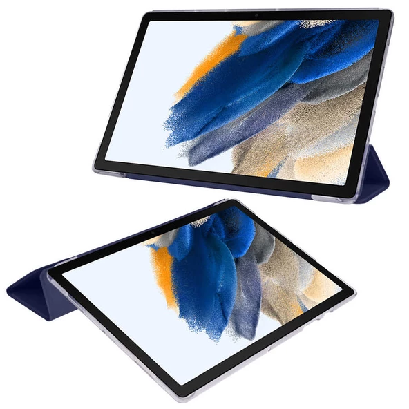 Galaxy Tab A8 10.5 SM-X200 (2021) Zore Smart Cover Standlı 1-1 Kılıf - 4