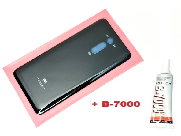 Tkgz Xiaomi Mİ 9T Mi 9T Pro Arka Pil Batarya Kapağı (CAM+B-7000) SİYAH ürün görseli 1
