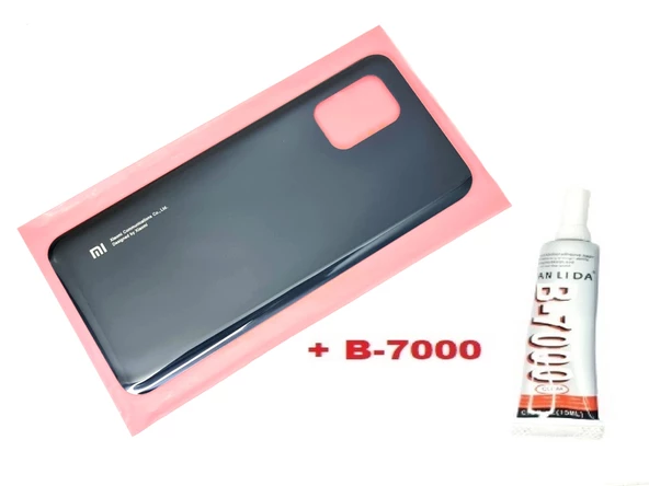 Tkgz Xiaomi Mi 10 Lite Arka Kapak Pil Kapağı (CAM+B-7000) SİYAH