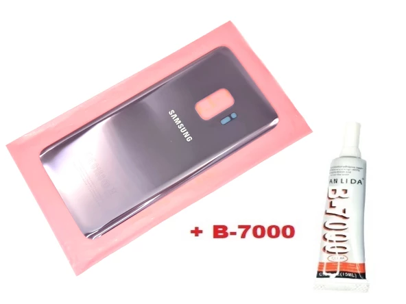 Tkgz Samsung Galaxy S9 Arka Pil Batarya Kapağı (CAM+B-7000) MOR ürün görseli 1