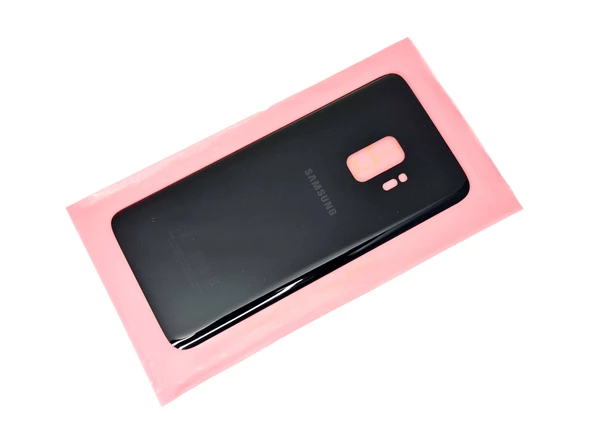 Tkgz Samsung Galaxy S9 Arka Pil Batarya Kapağı (CAM+B-7000) SİYAH - Resim 2