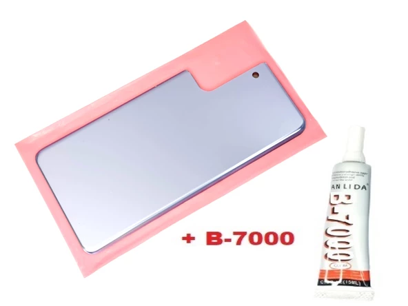 Tkgz Samsung Galaxy S21 PLUS Arka Pil Batarya Kapağı (CAM+B-7000) MAVİ ürün görseli 1