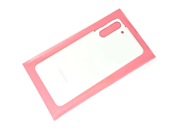 Tkgz Samsung Galaxy S21 Arka Pil Batarya Kapağı (CAM+B-7000) BEYAZ - Resim 2