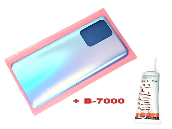 Tkgz Xiaomi Mi 11T Arka Pil Batarya Kapağı (CAM+B-7000) GRİ ürün görseli 1