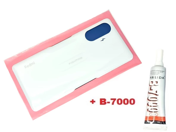 Tkgz Xiaomi Redmi K40 Gaming Arka Pil Batarya Kapağı (CAM+B-7000) BEYAZ - Resim 2