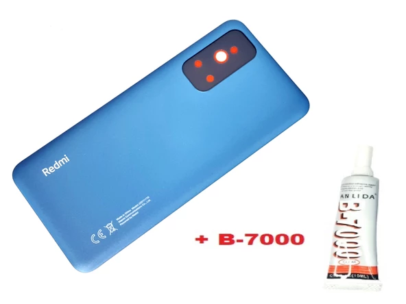 Tkgz Xiaomi Redmi NOTE 11 Arka Pil Batarya Kapağı (B-7000) MAVİ ürün görseli 1