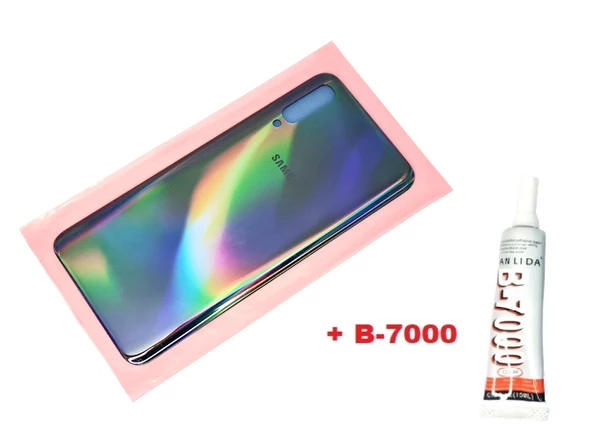 Tkgz Samsung Galaxy A50 A505 Arka Pil Batarya Kapağı (B-7000) SİYAH