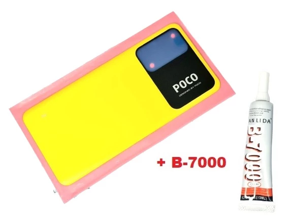 Tkgz Xiaomi POCO M4 PRO (5G) Arka Pil Batarya Kapağı (B-7000) SARI ürün görseli 1