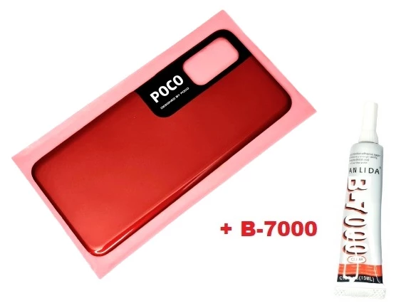 Tkgz Xiaomi POCO M3 PRO Arka Pil Batarya Kapağı (B-7000) KIRMIZI ürün görseli 1