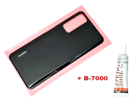 Huawei Uyumlu P Smart 2021 Arka Pil Batarya Kapağı (B-7000) SİYAH