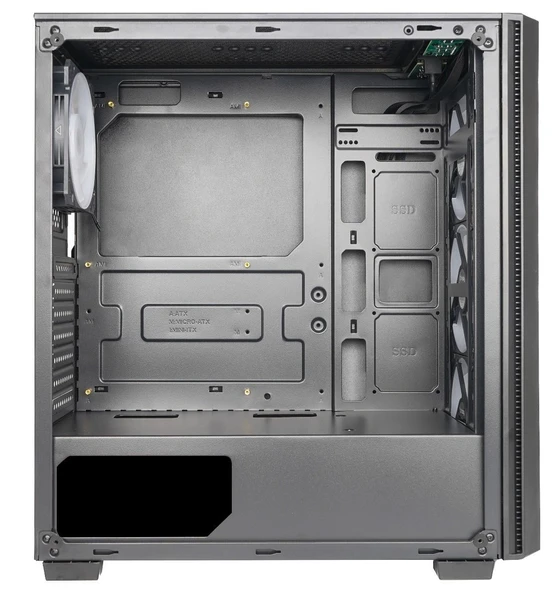 FRISBY FC-9440G 650W 80+ 4XRGB MESH KASA - Resim 4