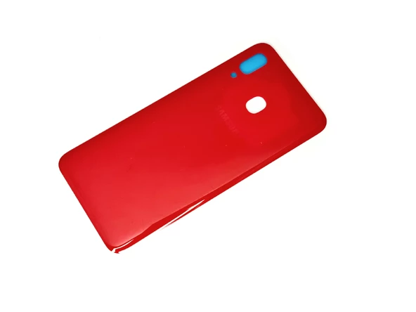 Tkgz Samsung Galaxy A20 A205 Arka Pil Batarya Kapağı (B-7000) KIRMIZI - Resim 2
