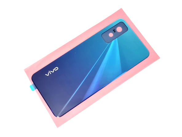 Tkgz Vivo Y20 Arka Pil Batarya Kapağı (B-7000) MAVİ - Resim 2