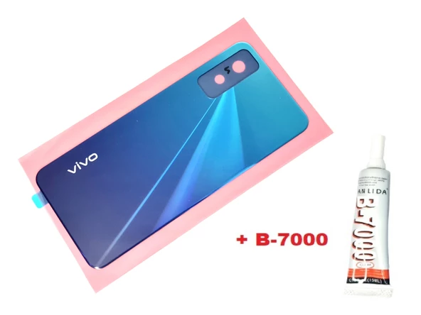 Tkgz Vivo Y20 Arka Pil Batarya Kapağı (B-7000) MAVİ ürün görseli 1