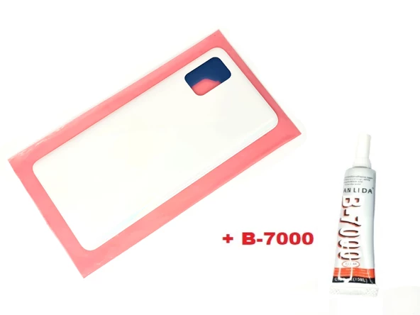 Tkgz Samsung Galaxy A51 A515 Arka Pil Batarya Kapağı (B-7000) BEYAZ ürün görseli 1