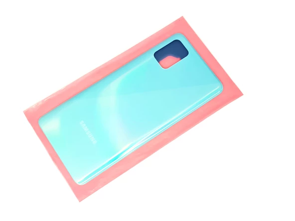 Tkgz Samsung Galaxy A51 A515 Arka Pil kapağı (B-7000) MAVİ - 2