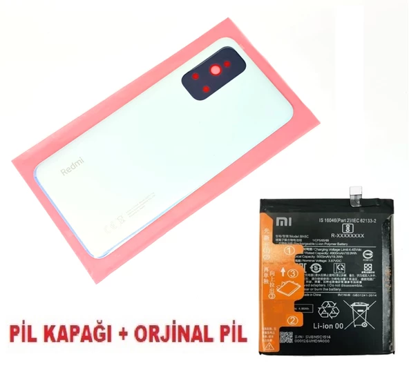 Tkgz Xiaomi Redmi NOTE 11 Arka Pil Batarya Kapağı + PİL BEYAZ ürün görseli 1