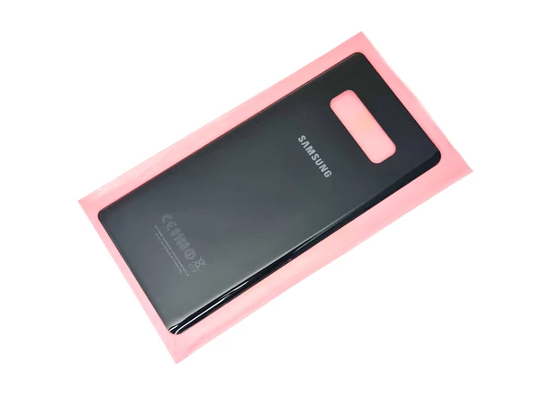 Tkgz Samsung Galaxy NOTE 8 Arka Pil Batarya Kapağı + PİL (CAM) SİYAH - Resim 2
