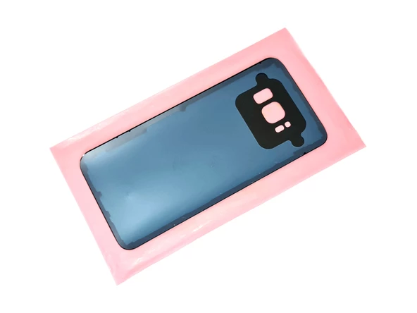 Tkgz Samsung Galaxy S8 Arka Pil Batarya Kapağı + PİL (CAM) GRİ - 3