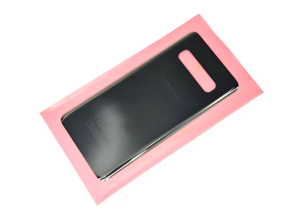 Tkgz Samsung Galaxy S10 Arka Pil Batarya Kapağı + PİL (CAM) SİYAH - Resim 2