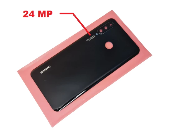 Huawei Uyumlu P30 Lite Arka Kapak ( Kamera Lensli 24 MP) SİYAH
