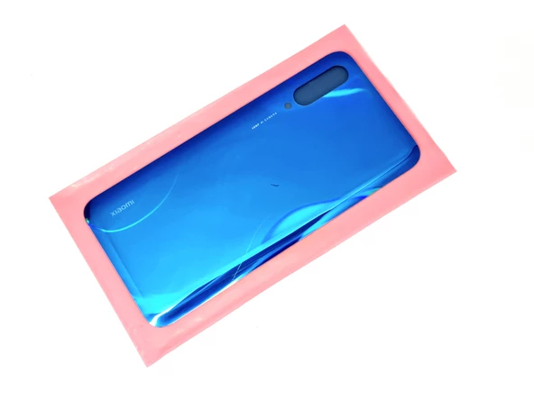 Tkgz Xiaomi Mi 9 LİTE Arka Kapak (CAM) MAVİ