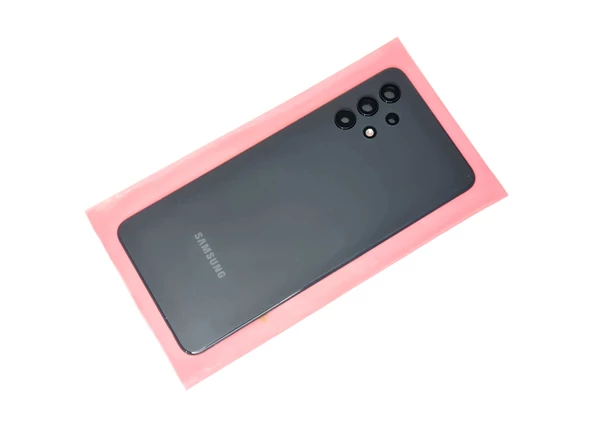 Tkgz Samsung Galaxy A32 A325 Arka Pil Batarya Kapağı (FULL Kamera Lensli) SİYAH ürün görseli 1