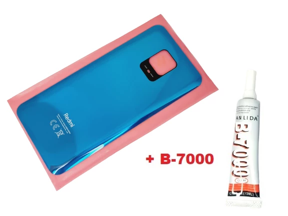 Tkgz Xiaomi Redmi NOTE 9S NOTE 9 PRO Arka Kapak (CAM+B-7000) MAVİ