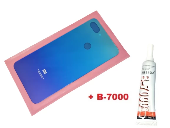 Tkgz Xiaomi Mi 8 Lite Arka Kapak (CAM+B-7000) MAVİ