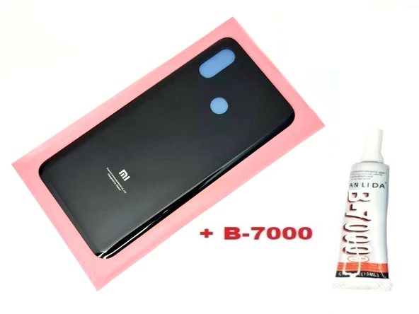 Tkgz Xiaomi Mi 8 Arka Kapak (CAM+B-7000) SİYAH