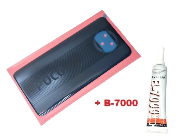 Tkgz Xiaomi POCO X3 / Poco X3 NFC Arka Kapak (CAM+B-7000) SİYAH
