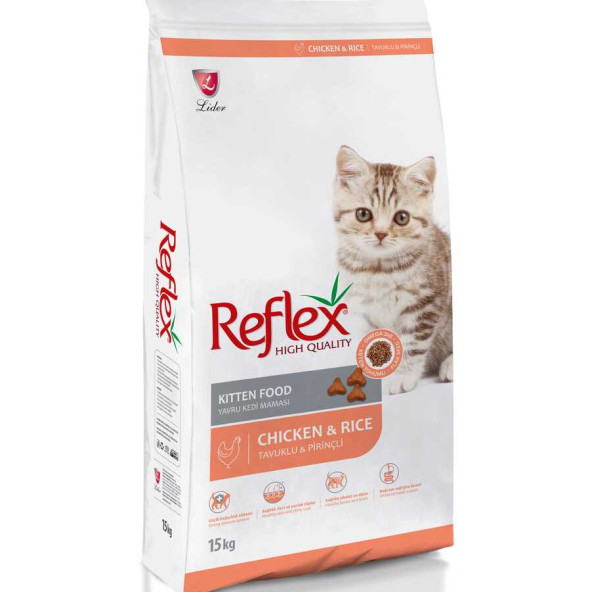 Reflex Tavuklu Yavru Kedi Maması 15 kg SKT 21.08.2025