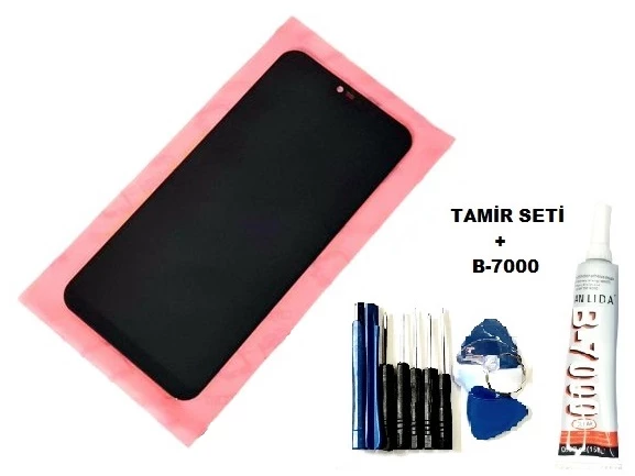 Tkgz General Mobile GM 9 Plus Lcd Ekran Dokunmatik (B-7000+Tamir Seti) ürün görseli 1