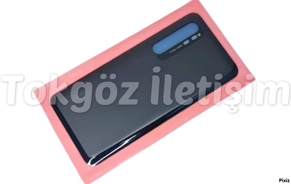 Xiaomi Mi NOTE 10 Lite Arka Kapak Batarya Pil Kapağı (CAM) SİYAH - Resim 2