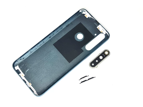 Oppo Realme 5İ Kasa Arka Pil Batarya Kapağı MAVİ - Resim 2