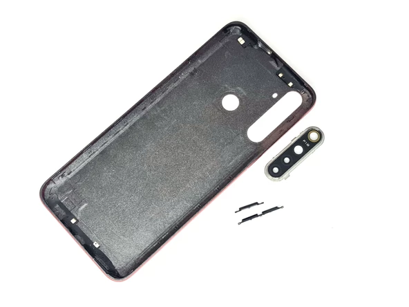 Oppo Realme 5İ Kasa Arka Pil Batarya Kapağı KIRMIZI - Resim 2