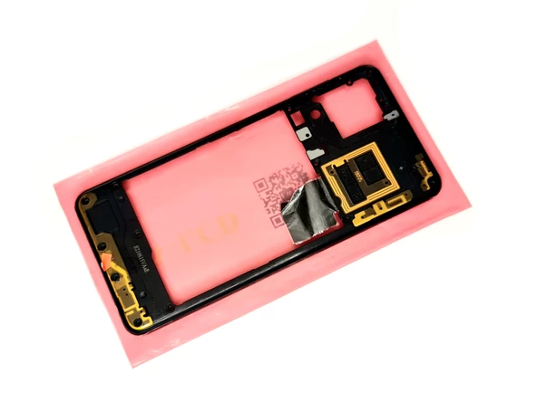 Samsung Galaxy A22 A225 4G Kasa Aka Pil Batarya Kapağı SİYAH - Resim 2