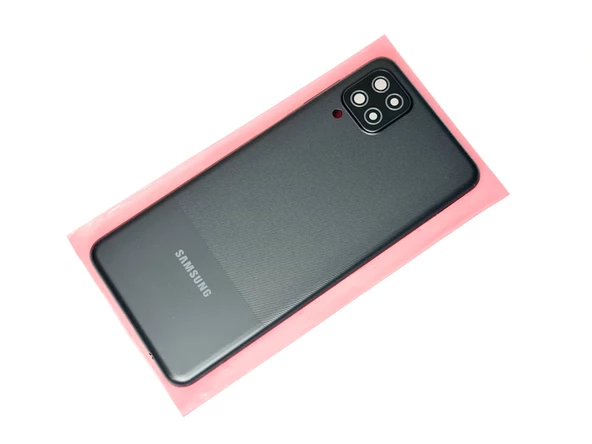 Samsung Galaxy A12 Kasa Arka Pil Batarya Kapağı SİYAH ürün görseli 1