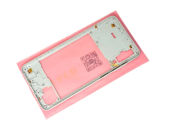 Samsung Galaxy A70 A705 kasa Arka Pil Kapağı BEYAZ - Resim 2