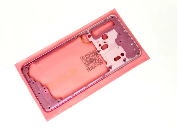 Samsung Galaxy A9 A920 2018 KASA Arka Pil Batarya Kapağı PEMBE - Resim 2